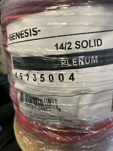 Honeywell Genesis 14/2C Solid Plenum Fire Alarm Cable Red / 50ft