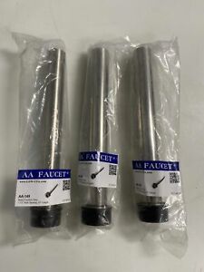 LOT OF 3 GSW AA-149 BAR SINK OVERFLOW TUBES, 10&#034;