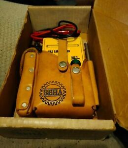 Vintage Beha LT-277 Gas Lamp Tester / Optical w/ Case &amp; Leads Great Shape!