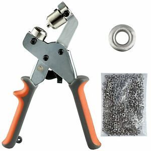 BIZOEPRO Grommet Tool Kit Grommet Press Punch Kits Grommet Machine Pliers Kit