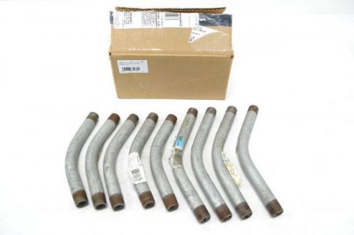 Lot 9 wheatland e-32152-c elbow rigid conduit 1/2in npt standard b239064 for sale