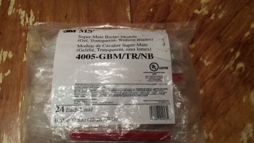 3M MS2 4005-GBM/TR Super-Mate Bridge Module (Gel Transparent) 22-28awg (Qty- 24)