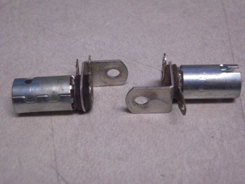 Lot of 2 vintage lamp holders for bayonet type bulbs,used, very good for sale
