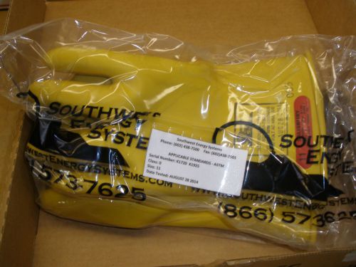 SALISBURY RUBBER GLOVES CLASS 0 1000 VOLT SIZE 11