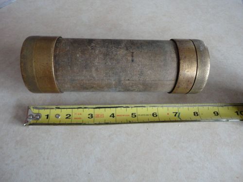 ANTIQUE BRASS FUSE 7.5&#034; X 2.5&#034;,1920-30&#039;S,Rare,Vintage Brass Fuse