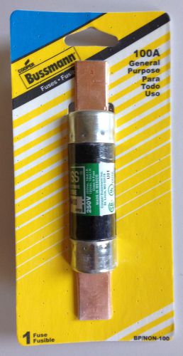 Cooper Bussmann General Purpose 100-Amp Cartridge Fuse BP/NON-100, Ships FREE!