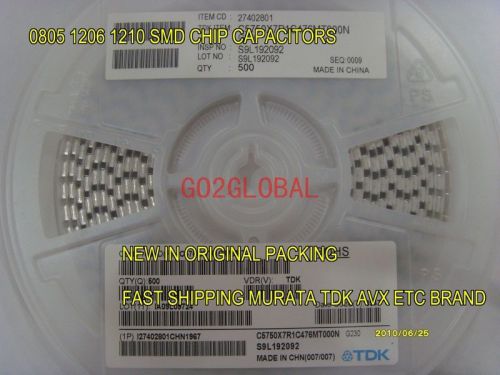 GRM31A7U3A331JW31D 1206 330P U2J 1KV 5% Murata Smd capacitors New 4000pcs/reel