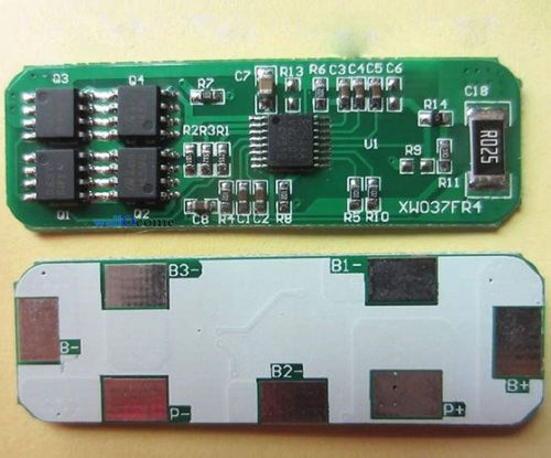 New Max.4-5A PCB BMS Protection Board for 3 Packs 3.7V Li-ion 18650 Battery Cell