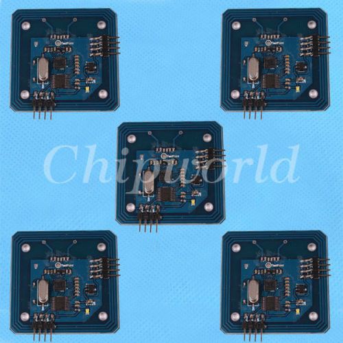 5pcs Mifare RC522 13.56Mhz RFID Module UART TTL Mifare1 S50 S70 ISO14443A