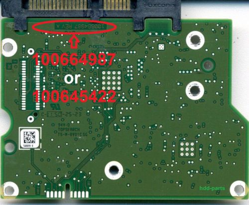 Pcb board for seagate st3000dm001 9yn166-570 cc9e su 3tb 100664987 +fw for sale