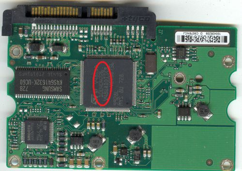 Pcb board for barracuda 7200.9 st3160812as 9bd132-303 3.aae wu hard drive 7028d for sale