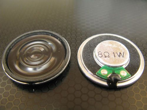 2x Mylar speaker D=32mm, Z=8Ohm, Pmax=1W — EU seller