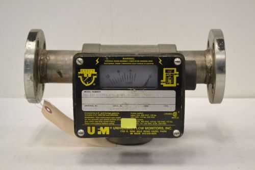 UFM MN-IIF12CMH-12F 0-12CMH TYPE 12-13 WATER 1IN MONITOR FLOWMETER B313642