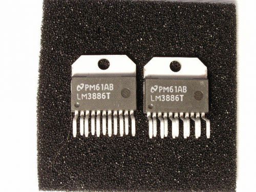 Lm3886 [x2] 68w audio power amp ic, hifi chip amp lm3886t genuine usa parts for sale