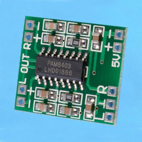 Mini 2.5-5V 2X3W Audio Class D amplifier board 3w