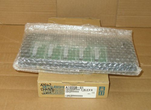 A1S55B-S1 Mitsubishi PLC New In Box 5 Slot Rack A1S55BS1