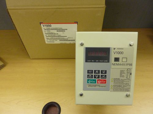 Yaskawa CIMR-VU2A0001GAA V1000 AC Drive 200V 3 Phase (10746b)