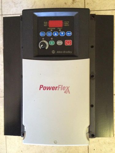 Allen Bradley  PowerFlex 40 22B-D017H204 10HP Variable AC Drive