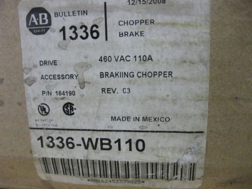 ALLEN BRADLEY 1336-WB110 NEW IN ORIGINAL BOX - SHIPS OVERNIGHT - CONTINENTAL US