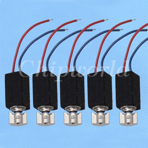 5PCS Mobile Phone Vibrating Motor 1.8V-5.0V Motor 5*12MM NEW