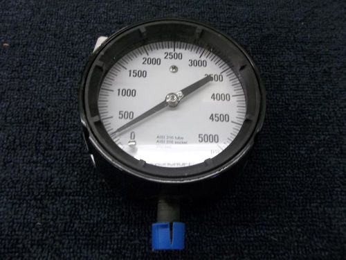 ASHCROFT DURAGAUGE GAUGE DIAL 0-5000 PSI 45-1279SS-04L-5000 NEW