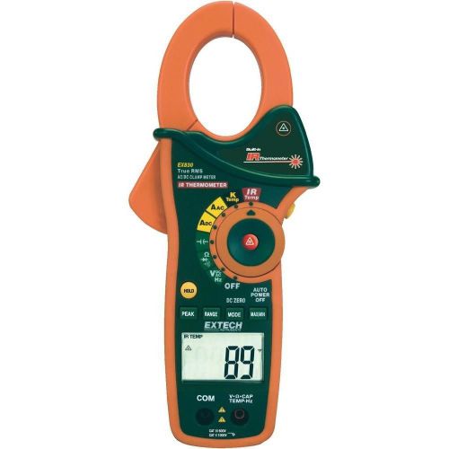 EXTECH EX830, Digital Clamp On Ammeter, 1000A