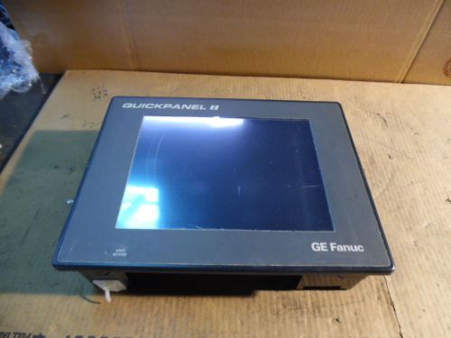 GE FANUC QUICK PANEL II 10.5&#034;, 0880001-01, SN: 29508470556, 24 VDC, USED