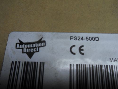 (l7) 1 nib automation direct ps24-500d power supply for sale