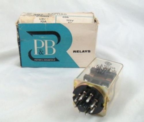 Potter &amp; Brumfield P&amp;B KAP11AG 115V AC Boxed Relay