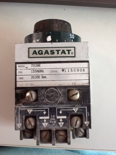 Agastat Timer 7012AE 20-200 Sec