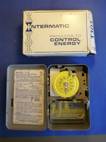 INTERMATIC 24HR SPST DIAL TIME SWITCH CAT# T101 40A 125V