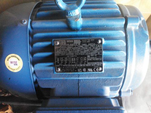 Weg 3 phase 1.5 hp 182t 1165 rpm electric motor  00152et3e182t-w22 for sale