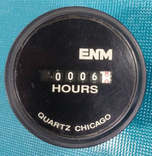 Round hour meter enm 115v 2.31&#034; round for sale