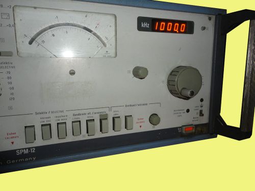 W&amp;G / TTC / Acterna / JDSU Wandel and Goltermann SPM-12 SPM12 6MHz Level Meter