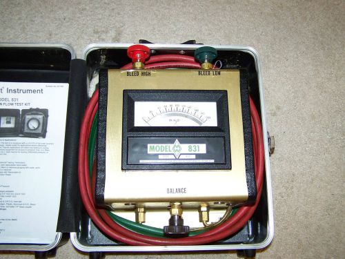 Mid-West Instrument Model 831 Flow test Kit