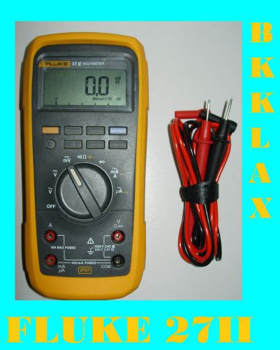 Fluke 27 ii industrial multimeter **water &amp; dust proof** for sale