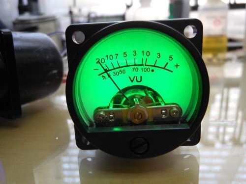 TR-35 GREEN PANEL VU METER [ NOW IN STOCK ]