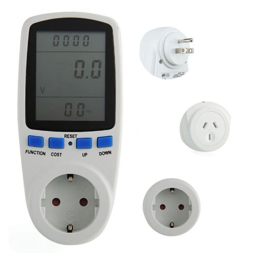 Latest uk plug power energy voltage electricity usage analyzer monitor for sale