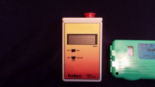 FOTEC-M712A MINI_FIBER OPTIC POWER METER_ TEST BUNDLE