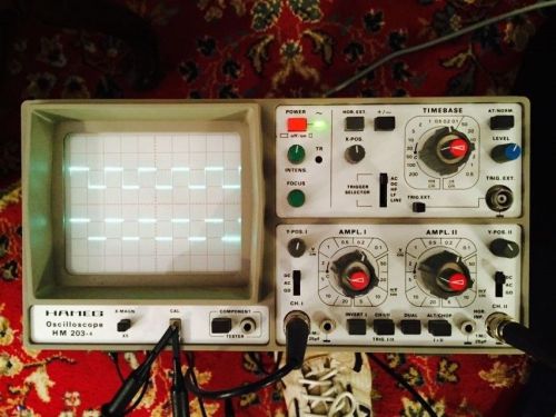 Hameg HM203-4 20 MHz analog CRT oscilloscope