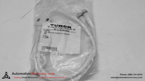 TURCK VB2-WSC 4.4T-0.3/2RKC 4T-0.3/0.3/S1587 CORDSET SPLITTER 4 POLE, NEW