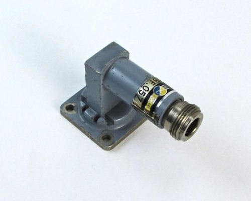 DeMornay Bonardi DBF-057 Waveguide to Type-N Adapter - WR-62, 12.4-18 GHz