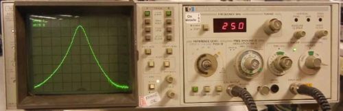 AGILENT HP 8557A .01 TO 350 MHZ SPECTRUM ANALYZER, PLUG - IN,  VERY NICE!!