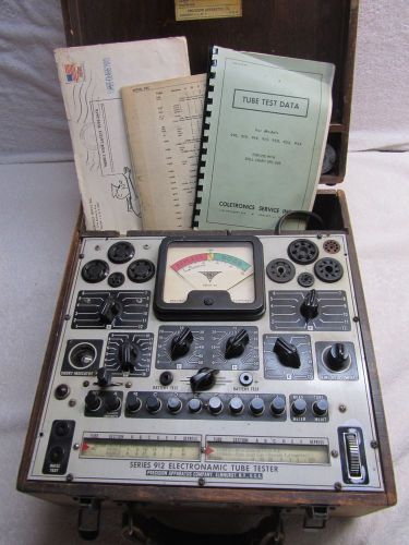 Precision Tube Tester Model 512 - Wood Case