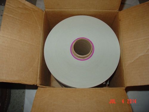 Teletype Perforator Tape - 9 rolls Lt Blue 8&#034; x 2&#034; dia 11/16&#034; Oiled Baudot Tape