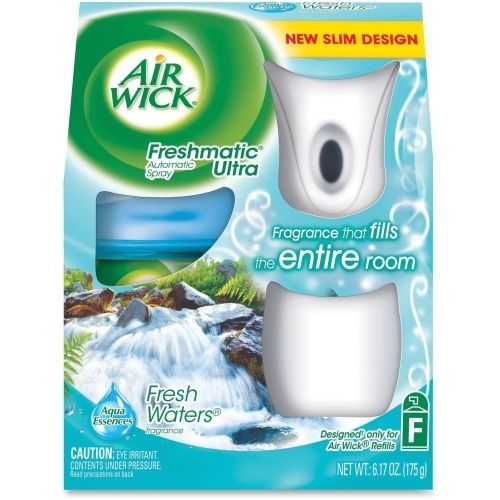 Freshmatic Ultra Automatic Starter Kit, Fresh Waters, 6.17oz, 4/Carton