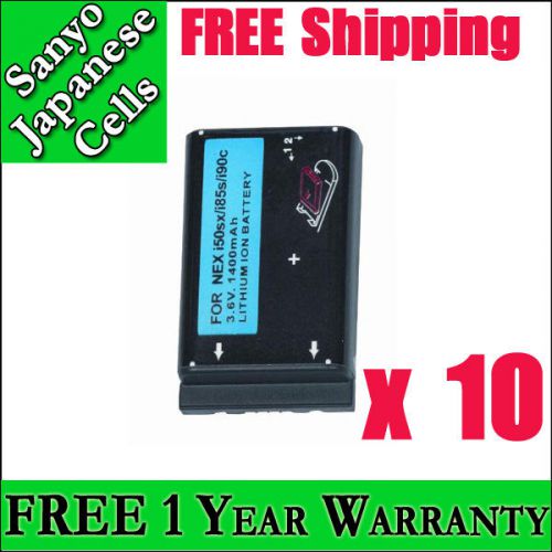 10 batteries ntn1826/snn5705-900mah lilon for nextel  iden i30 i35 i50 i80 i305. for sale