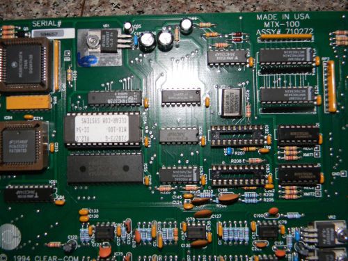 Clear-Com MTX-100 Matrix Plus II Expansion Board ASSY # 710272