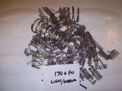 COMPRESSION SPRING LOT 170+ PCS. LIGHT/MEDIUM LOAD