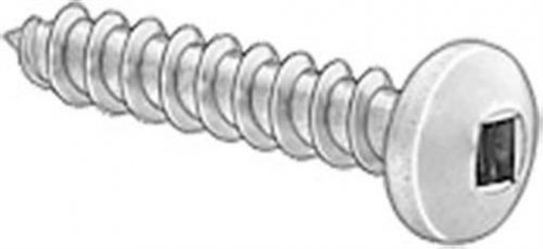 #6-18x1 1/2 Sheet Metal Screw Square Drive Pan Hd Type A Zinc Plated, Pk 100